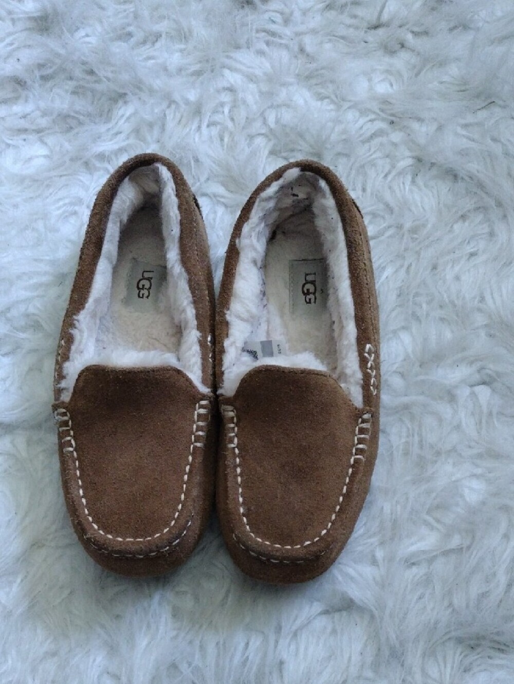 UGG Ansley Moccasin Slipper - Chestnut Brown - Picture 2 of 4